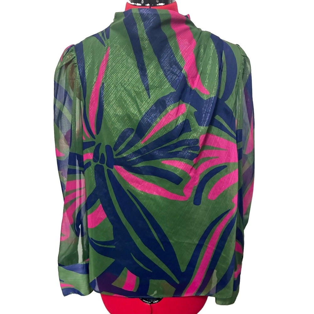 Alden Adair Women’s Green Long Sleeve Blouse Size Medium
